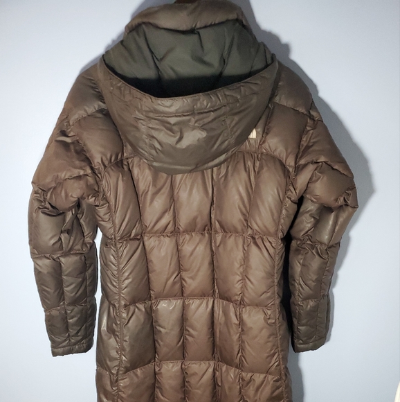 The North Face Puffer Jacket 700 Women Size XS Brown Goose down - Picture 5 of 8